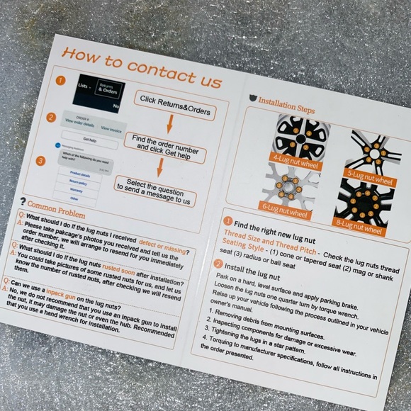 Brand New - MIKKUPPA M12x1.5 Lug Nuts Set of 24pcs Hex 13/16'' (21mm) Chrome - Picture 11 of 16